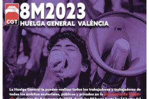 Convocatorias 8M en el País Valenciano y Murcia