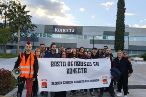 Nueva jornada de huelga en Konecta Málaga, hoy, 27 de marzo